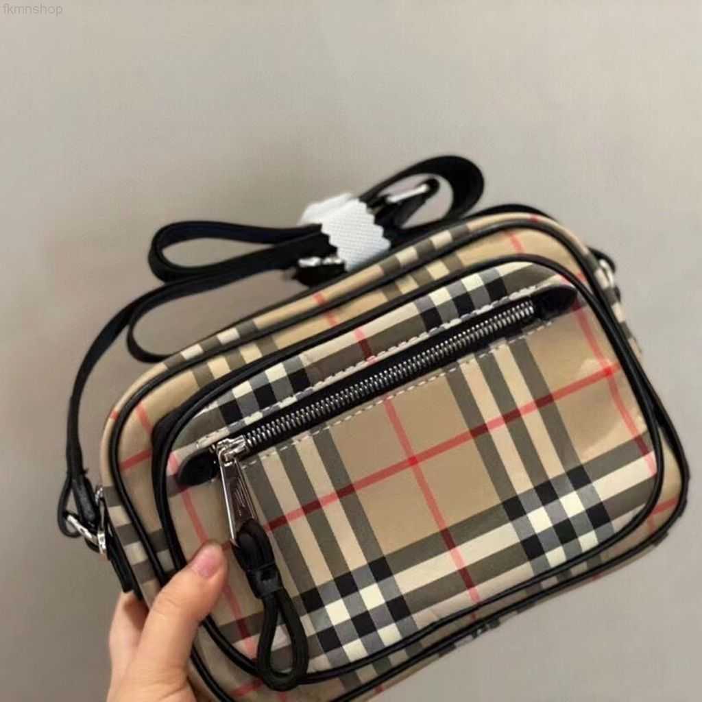 Designer Luxury Burbrerity Bags For Women High Quality Brown Crossbody Handbags Vintage Burbrery Leather Wallet Paris Plaid The Totes Bag Fashion Pu