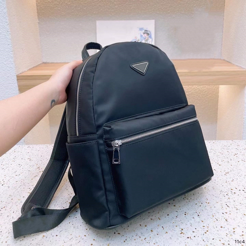 

Mens Nylon Backpacks designer backpack luxury back packs School Bags Outdoor Packs Large Capacity Student Back Pack Triangle 5A, Style 1-36*28cm(l0g0)