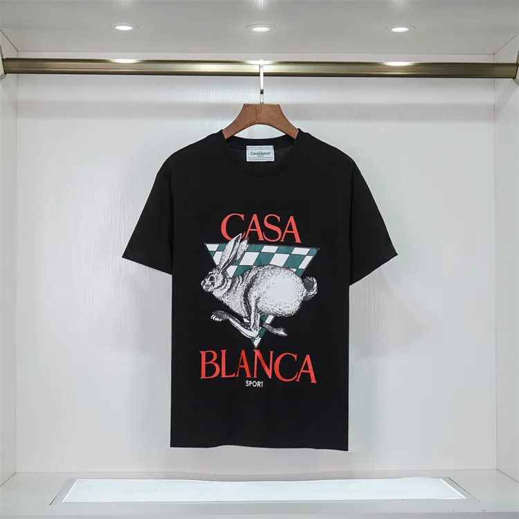 

Mens Designer Casablanca t Shirt Fashion Men Casual t-shirts Man Clothing Street Designer t shirts Tennis Club Shorts Sleeve Clothes shirts Luxury shirt US SIZE, 99