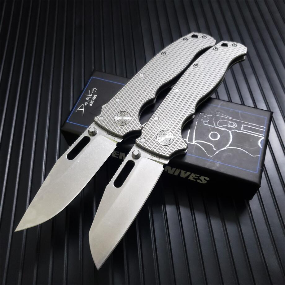 

Andrew Demko AD20.5 Shark-Lock Folding Knife 3.2" D2 Blade Titanium Handle Outdoor Hunting Self Defense Tactical EDC Pocket Knives Cold Steel 62L SR1 AD10 AD20 EDC Tools