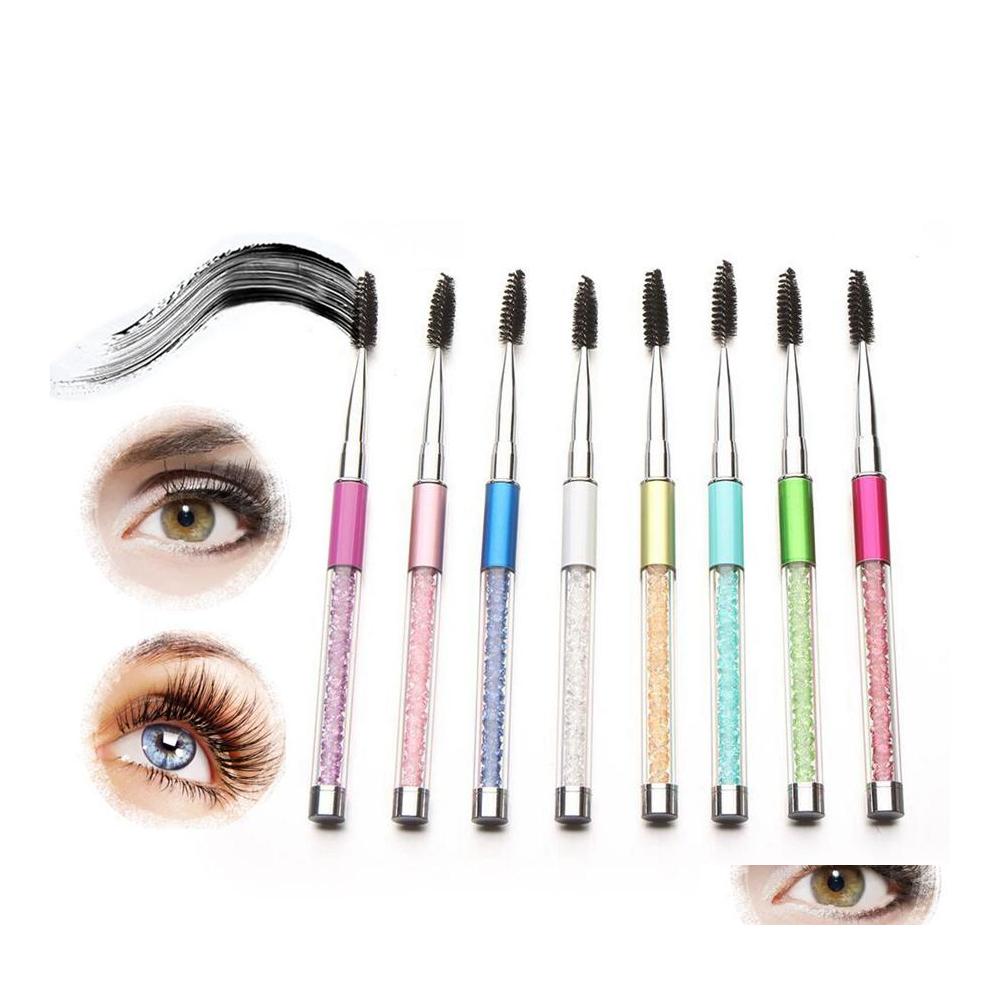 

Makeup Brushes Reusable Diamond Eyelash Brush Cosmetic Mascara Wand Applicator Eye Lashes Tools Rra1059 Drop Delivery Health Beauty Dhimb