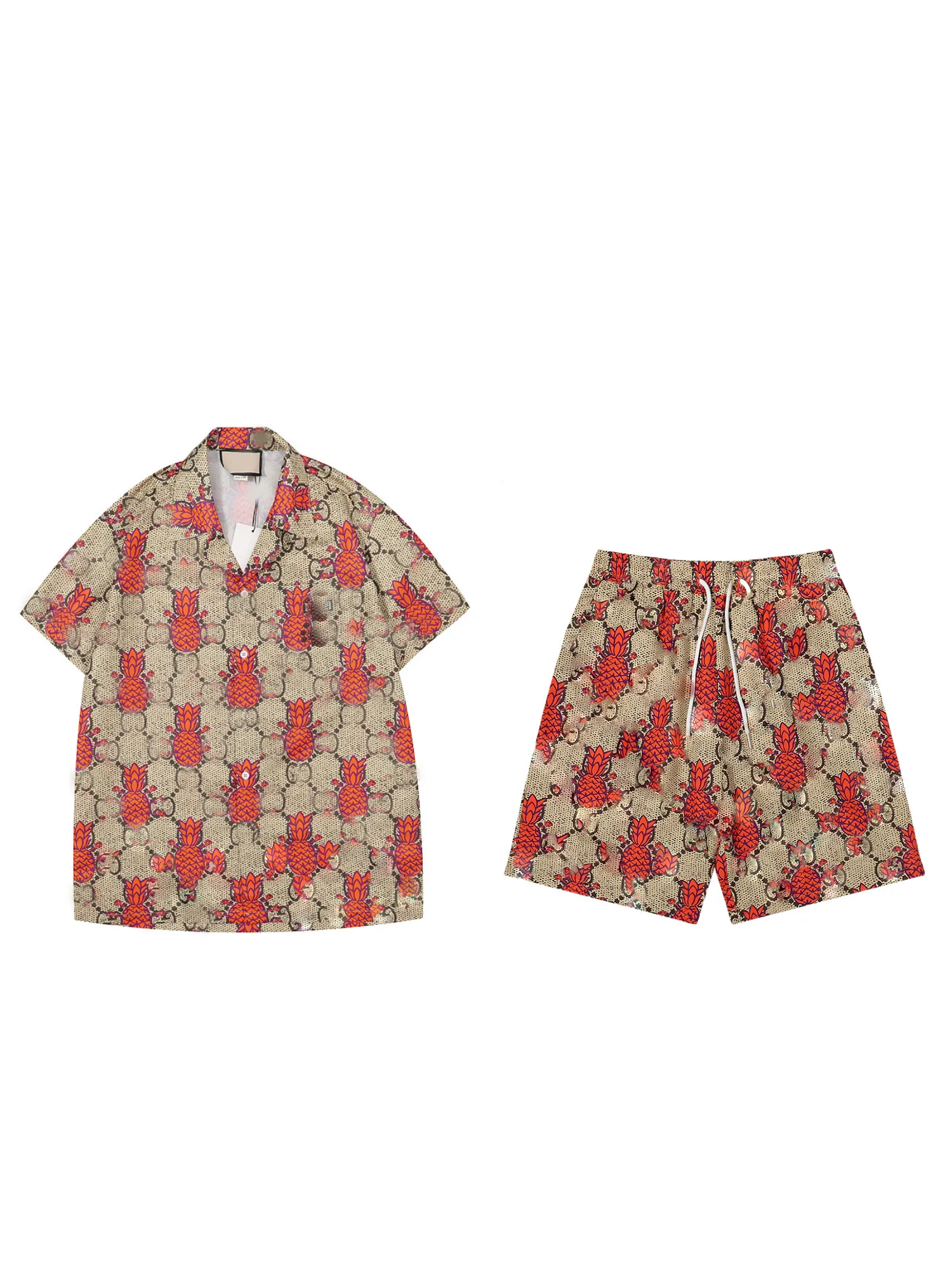 

Men's Tracksuits Fashion Luxury Designer men shirt fashion trend me's short sleeve business leisure brand spring slimming suit