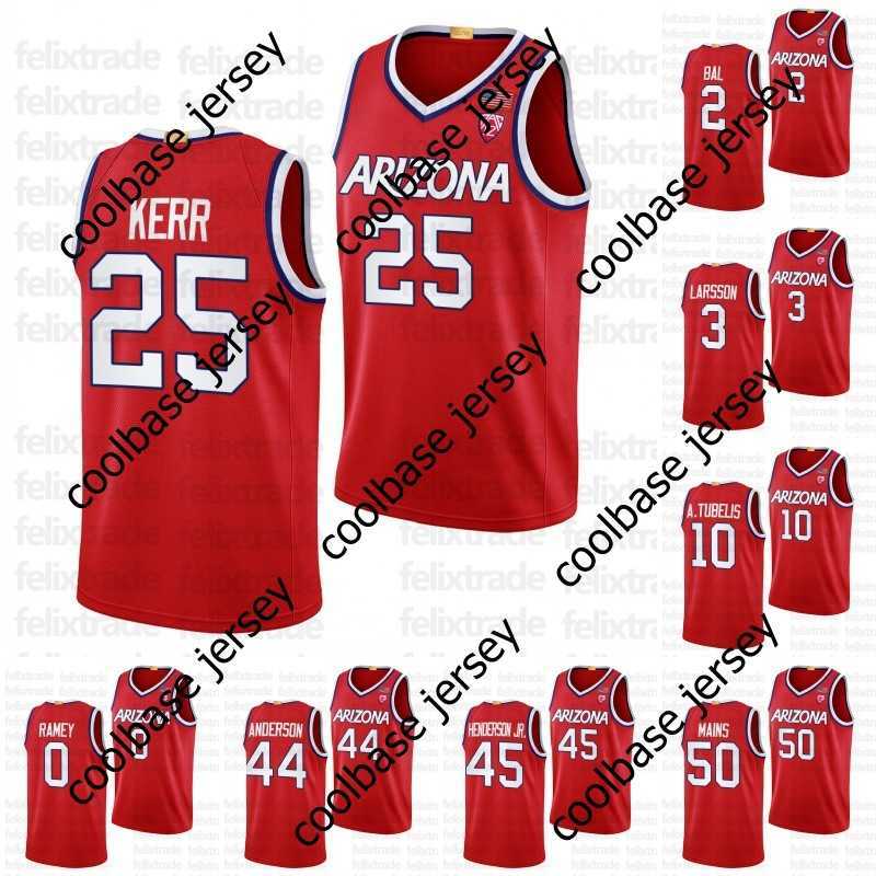 

Basketball Jerseys Arizona Wildcats 2022-23 College Basketball Jersey Oumar Ballo Courtney Ramey Cedric Henderson Jr Azuolas Tubelis Kylan Boswell Henri, 4 kylan boswell