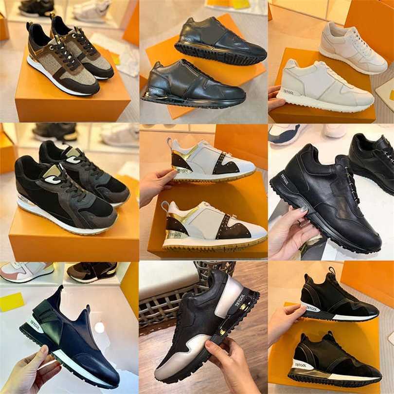 

2022 RUN AWAY Women Designer Sneakers platform Trainers Luxury Leather Casual Shoes Men Shoes Genuine Leather Fashion RUN AWAY Sneakers Men Woman Casual Shoes NO12
