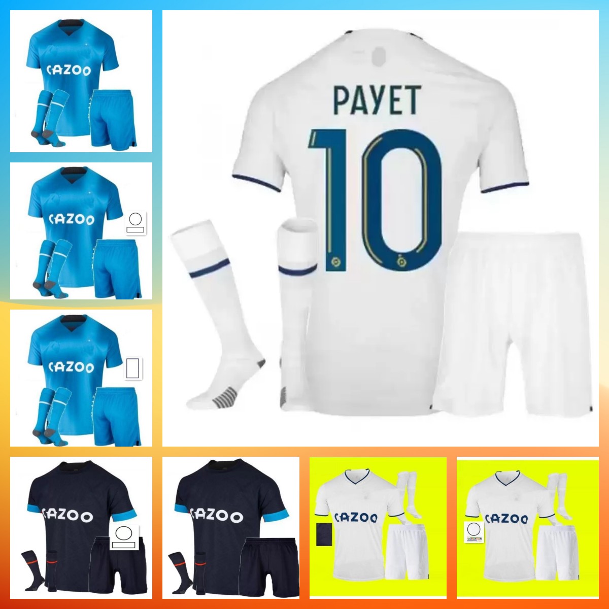 

Marseilles ALEXIS top thai quality Soccer jerseys OM aillot Foot CUISANCE GUENDOUZI PAYET GERSON CLAUSS UNDER KONRAD KAMARA 22 23 MILIK Football shirt adult kids kit, 06