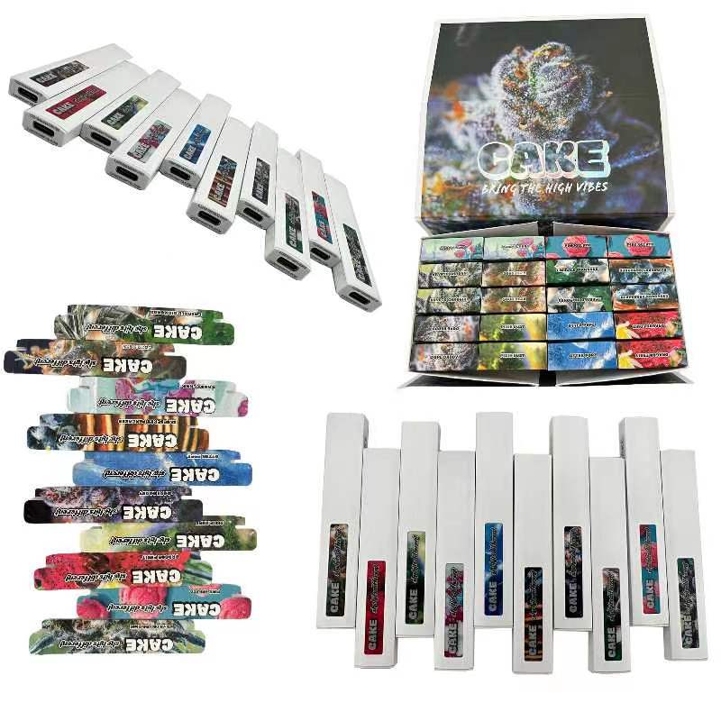 

Cake vape Disposable Vape Pen Electronic Cigarettes Rechargeable Battery 1ml Starter Kit Vapes Cartridges Empty Oil Carts Device Pods Vaporizer Pod e cig