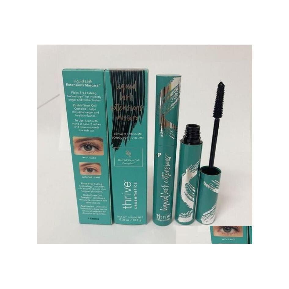 

Mascara Thrive Causemetics 10 7G Liquid Lash Extensions Length Thick Waterproof Eye Makeup Mascaras Black 0 38Oz Fast Ship Dr Dhm5U