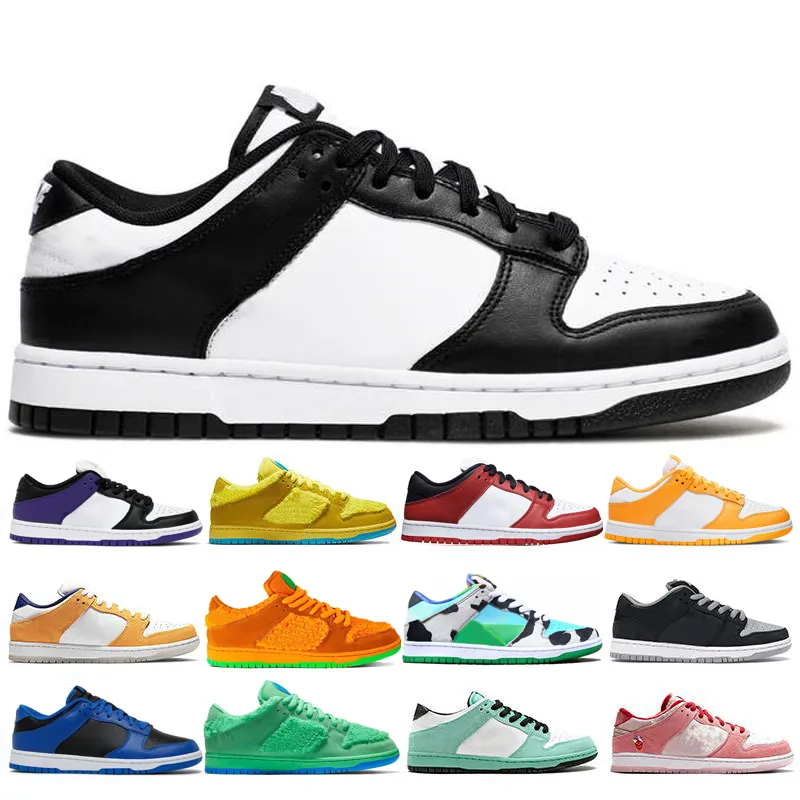 

Athletic Outdoor Running shoes dunks Panda triple pink UNC black and white Grey Fog Syracuse Teams University Blue Georgetown sneakers, #18 brazil 36-45