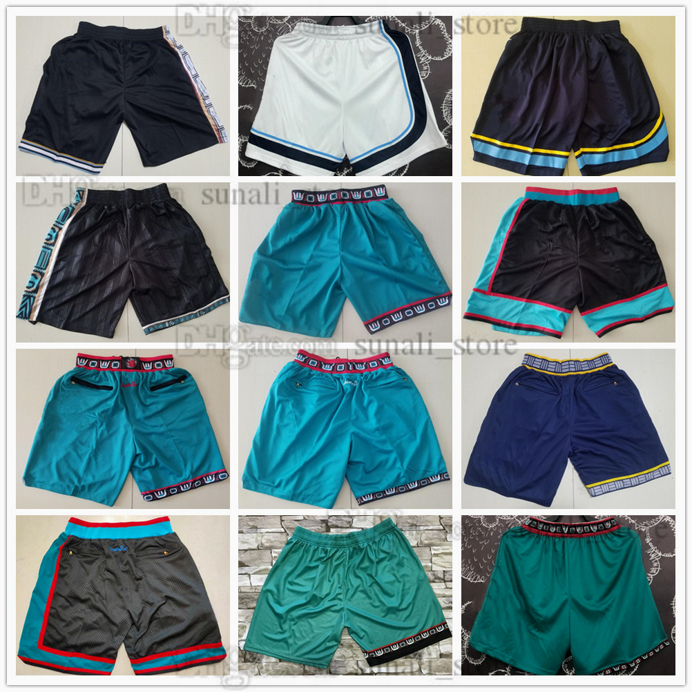 

Team Ja Morant Basketball Shorts Navy Green Black Breathable Sportspants Desmond Bane Steven Adams Luke Kennard Jaren Jackson Jr. Stitched Men, Retro white