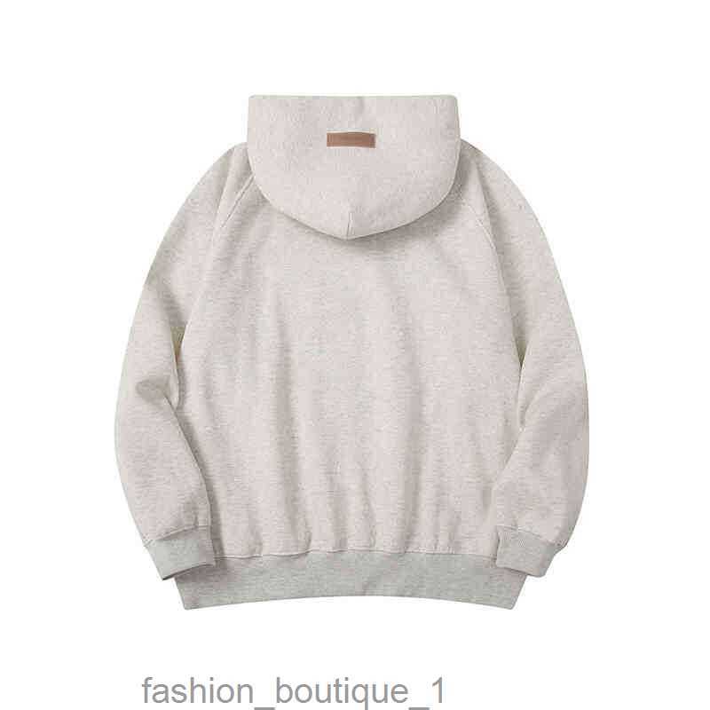 

High Street Couple Men's Hoodies Sweatshirts Designers Hoodie Essentials Hooded for Mens Fog God of Fear Multi Thread Flocking 19779MB7A, Es 01