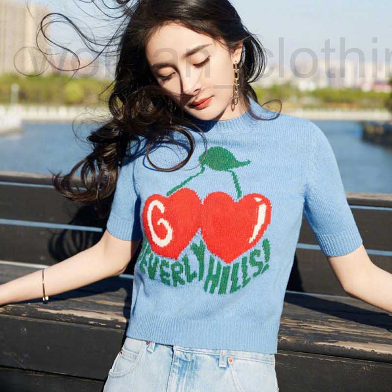 

designers Women sweaters high quality designer autumn winter Lamb Short sleeved knitwear exemption from postage N5L8, Blue