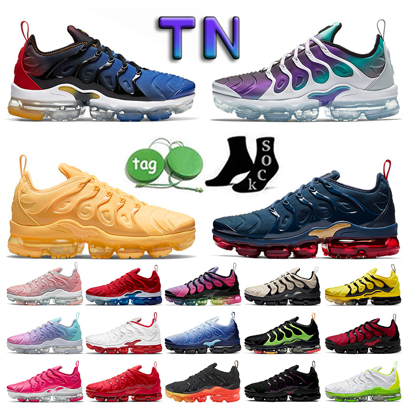 

Classic Tn Plus Running Shoes 2023 Men Women Sneaker Triple White Red Black Hex Viotech Grape Bone Celery Metallic Hyper Jade Bule Worldwide Trainers Sports Sneakers, 18