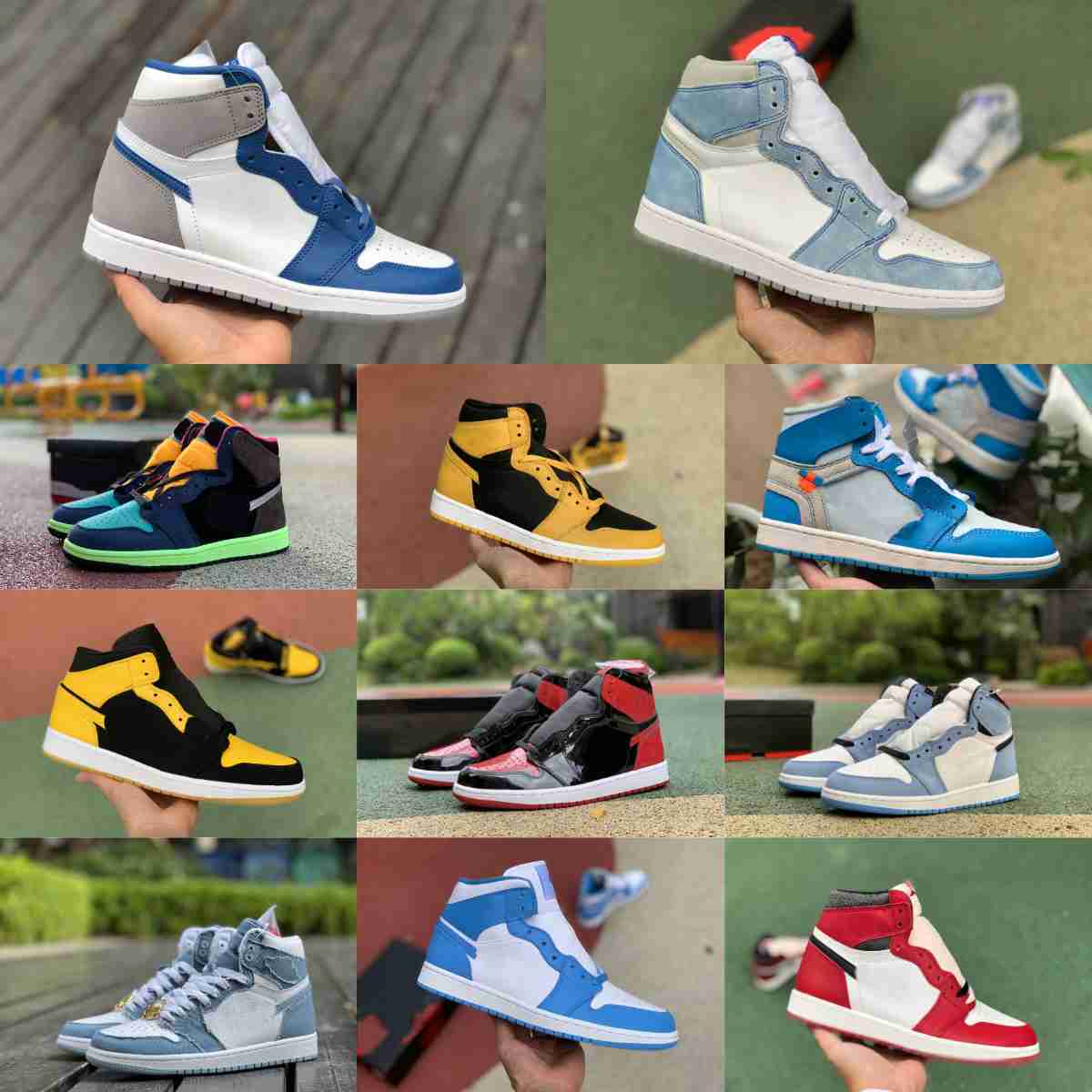 

Chicago Lost Found Jumpman 1 1s Basketball Shoes OG Bio Hack Stage Haze Pollen Denim Stealth Royal Blue DARK MOCHA Pine Green Obsidian Designer Sports Sneakers S5, Please contact us