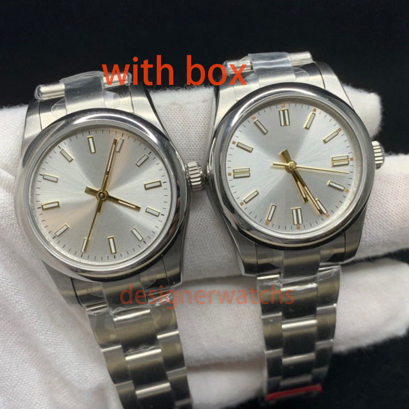 

Mens and womens casual designer watch automatic movement stainless steel strap classic buckle can be added with waterproof sapphire glass, Colour 17