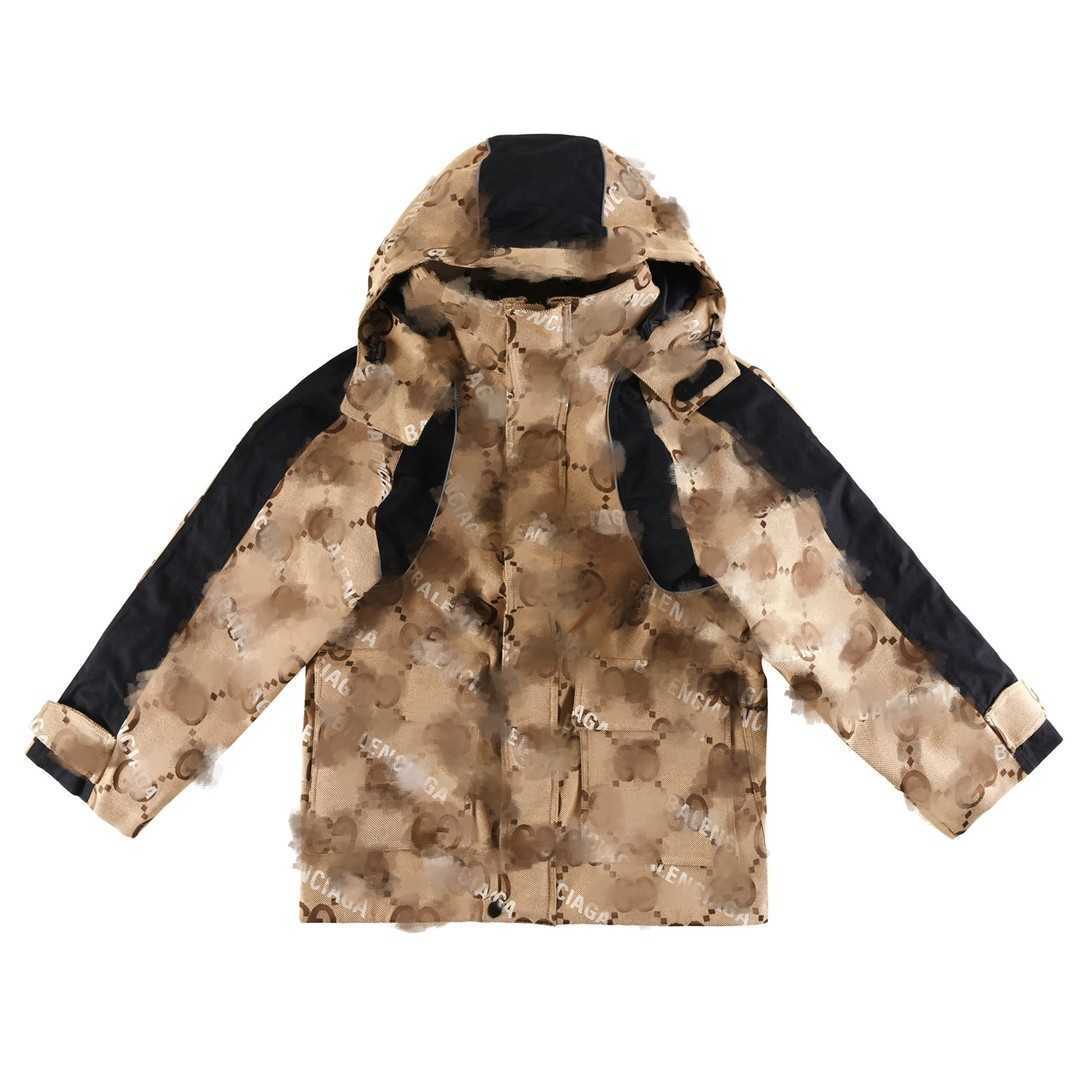 

23FW paris italy 3d hoodies BLUE JACKETS double side Casual Street Fashion Pockets Warm Men Women Couple Outwear free ship, Brown