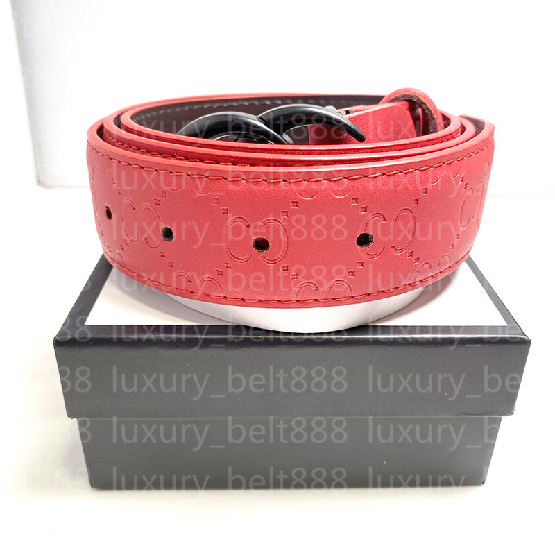 

Fashion Classic Men Designer Belts Womens Mens Casual Letter Smooth Buckle Luxury Belt 20 colors Width 3.8cm With box sizes 105 -125CM small white box, Belt+box