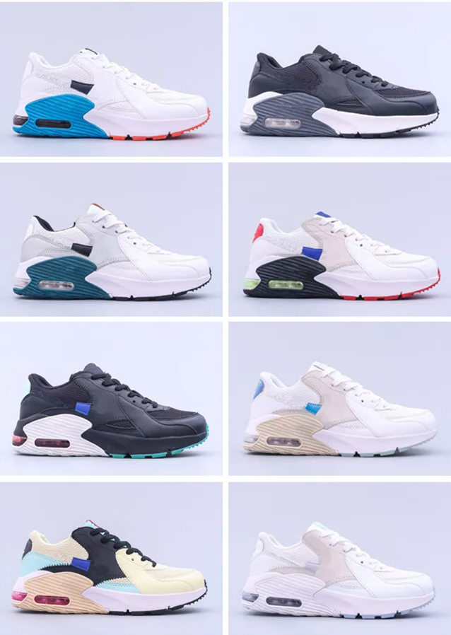 2023 classique 90 chaussures casuals femmes hommes shoess noir et blanc sportss absorption des chocs jogging randonnée sport casual chaussures si