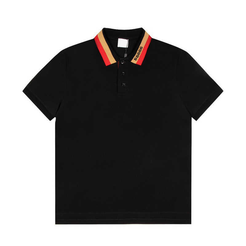 

London England Letter Knitting Short Sleeve Tee Polo Fashion T-Shirt Man Women Summer Casual FZTX1883, White