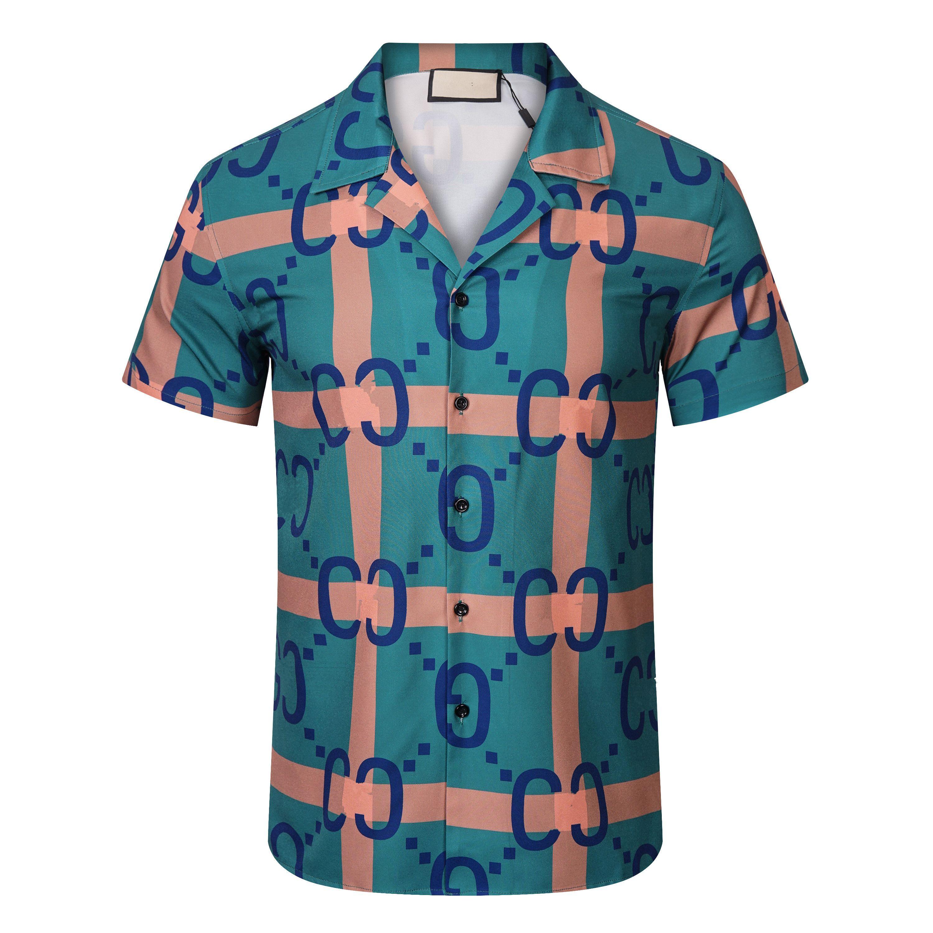 

Men's Summer Button Down Designer Bowling Shirts Men Fashion ROYAL REBELLION BAROCCO Print Dress Casual Silk Shirt 2023 GAPT, As picture show