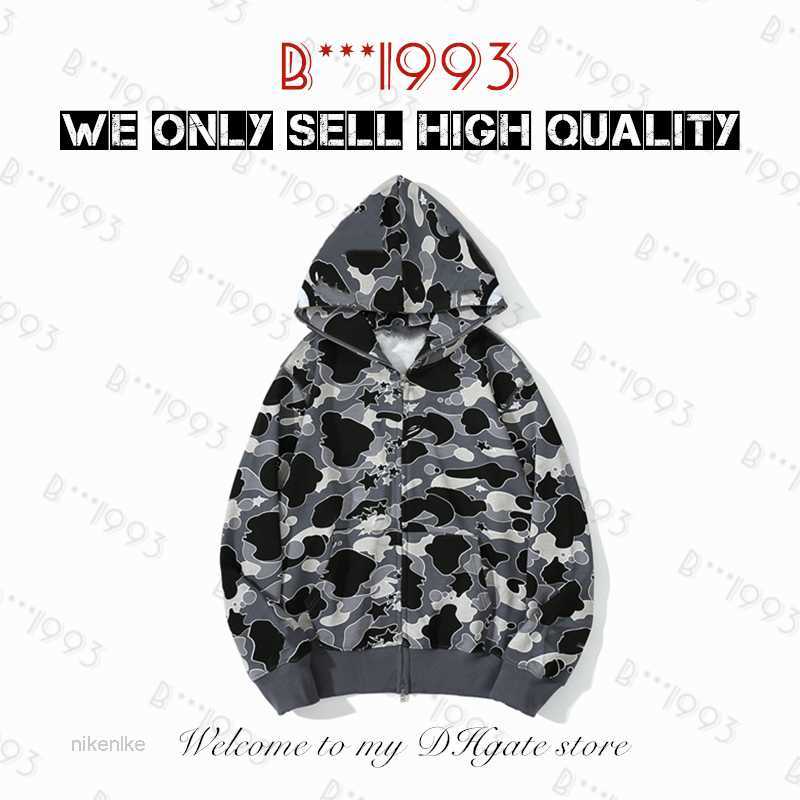 

Designer Top Crafted Mens Hoodies Men Women Stylist Shark Full Zip Tie Dye Hoodie Jacket Color Grid Sta Camo Sweatshirt Fashion Luminous Camouflage Tiger Hoody KYNF, No.1