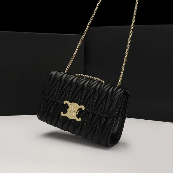 

High quality Luxury crossbodys bag single handbags fashion design Flap purses designer woman handbag, Black