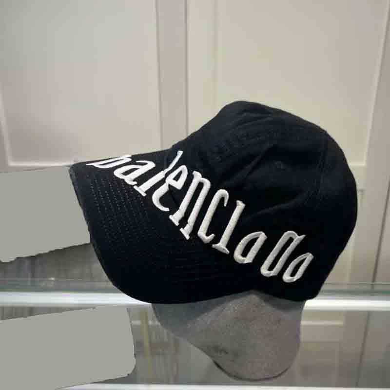 

Designer hat baseball cap cotton lightweight breathable classic men's and women's embroidery and letter logo top fabric, White