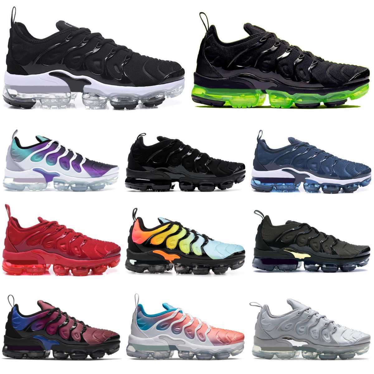 

2023 Tn Plus Men Women Airs Cushion Running Shoes Shark Vapores Royal Volt Griffey Bubblegum Psychic Pink Triple Trainer Black Red Blue Designer Sports Sneakers S61, Please contact us