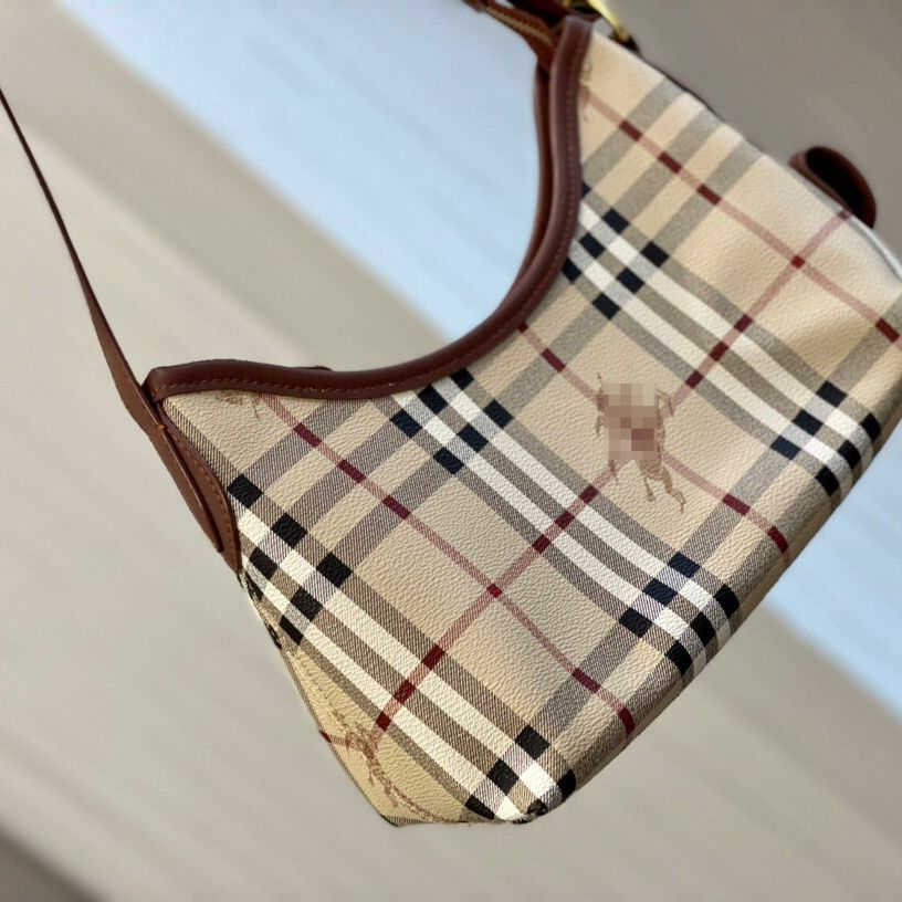 Designer Luxury Burbrerity Bags For Women High Quality Brown Crossbody Handbags Vintage Burbrery Leather Wallet Paris Plaid The Totes Bag Fashion Pu