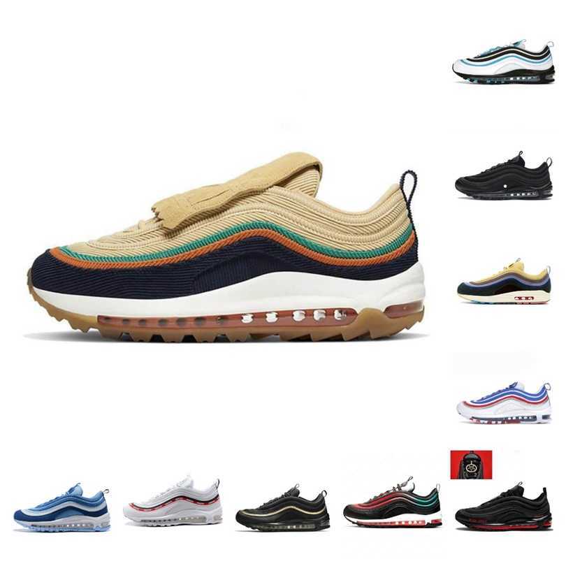 

Classic airmaxs OG 97 Sean Wotherspoon Jesus Casual Shoes air97 Mschf Lil Nas x Satan Triple White Black Silver Bullet Golf NRG Halloween Metallic Trainers Sneakers, Bubble package bag