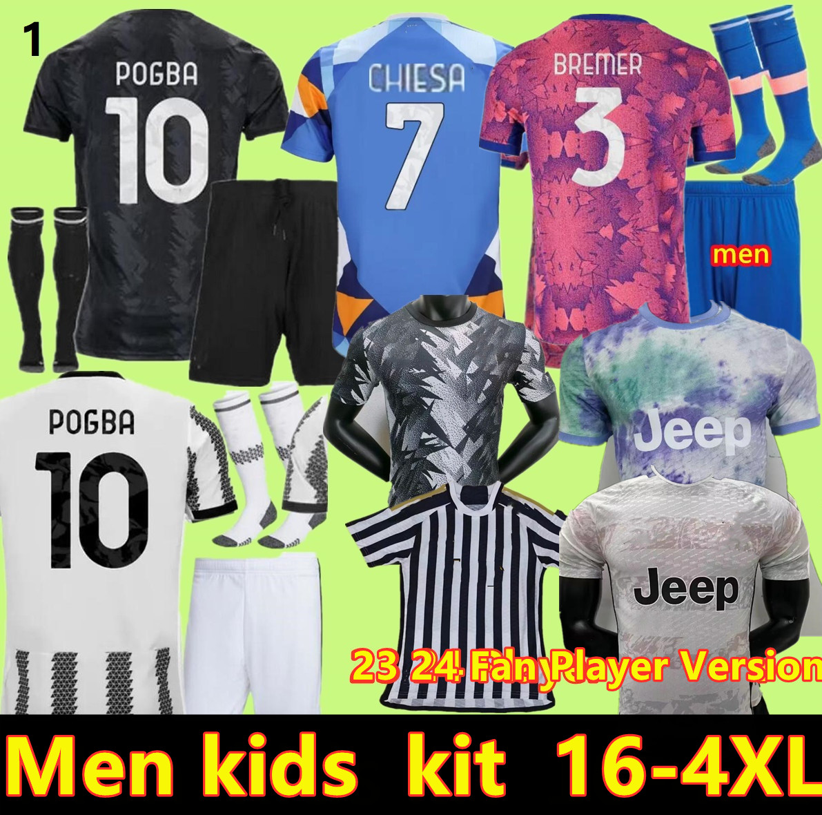 

McKENNIE ARTHUR BONUCCI CUADRADO Soccer Jerseys football shirt Men Kids kit sets fans player version, Green