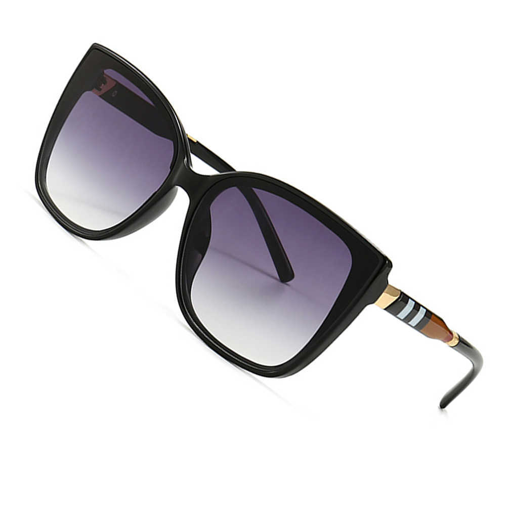 

Sunglasses 80459 Scottish Pattern Brand Sunglasses Designer Square Cat Eye Fashion Men Women Sunscreen Sunshade UV400 Retro Glasses G230223