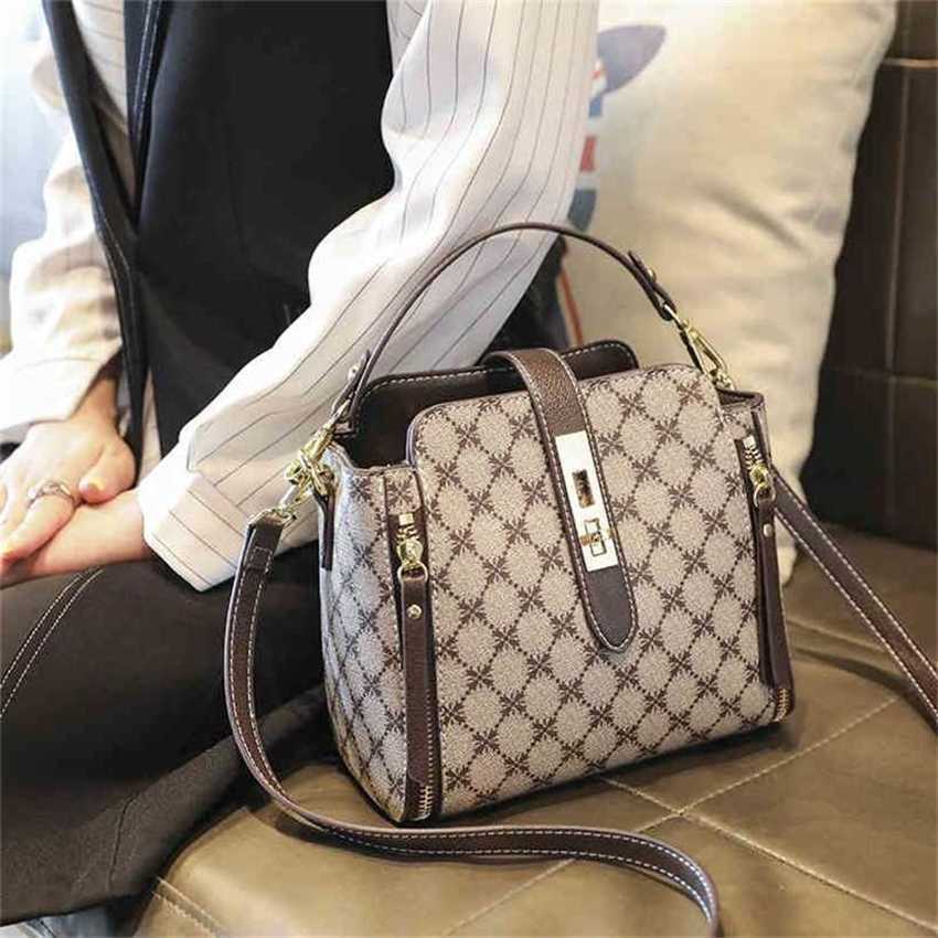 

Handbag High quality 2023 new bag chain bucket atmosphere messenger women's small, Picture color