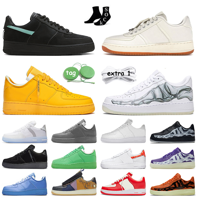 

Low Top Running Shoes Tiffany af1 Fashion Designer Sneakers Travis Scott Sail Off University Gold White Skeleton Green Spark Goost Grey AirForce 1 Dhgate Trainers, E57 utility black 36-45