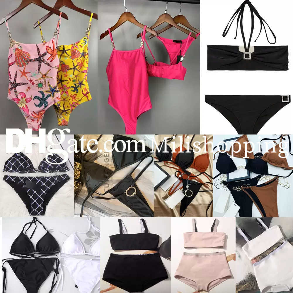 

2023 Women Bikini Sexy Swimwear Push Up Luxury Designer Swimsuit Bikinis Set Bathing Suit Beachwear Swimming Suit Beach, With logo-1