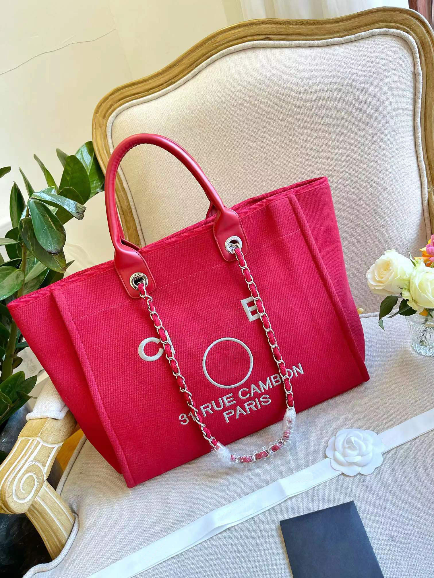 

Vintage bag Chain Totes Designer Women Bags Solid Color Leather Bag Large Shopping Handbags Golden Pendant Claic Handbags tops quality 23SS, #8