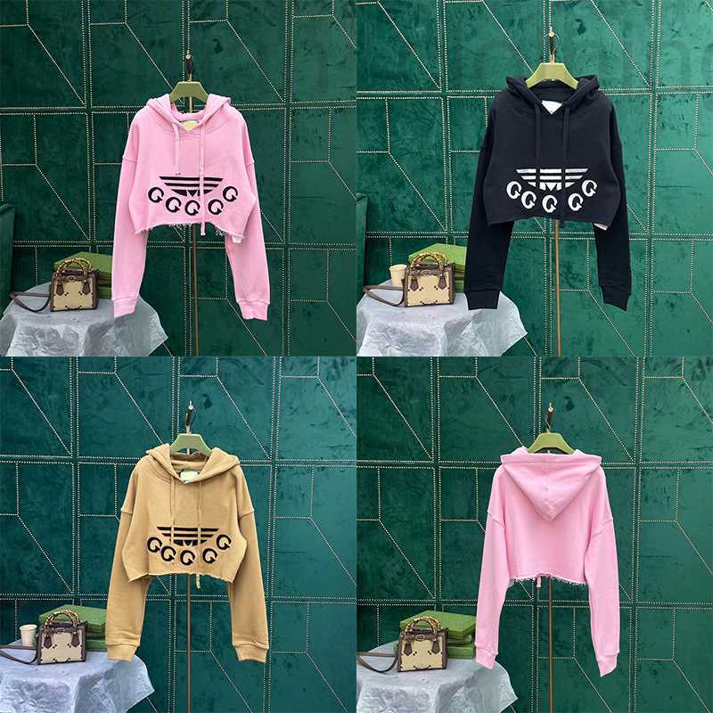

designer Joint Name Hoodies Women Cotton Sweatshirts Fashion Letters Spring Fall Hooded Sweatshirt High Grade Shirts JYRP, Black