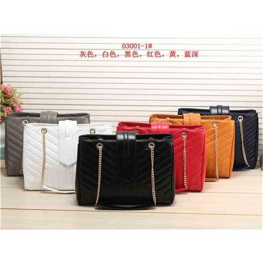 

Handbag High quality 2023 new bag double chain shoulder women's, White7