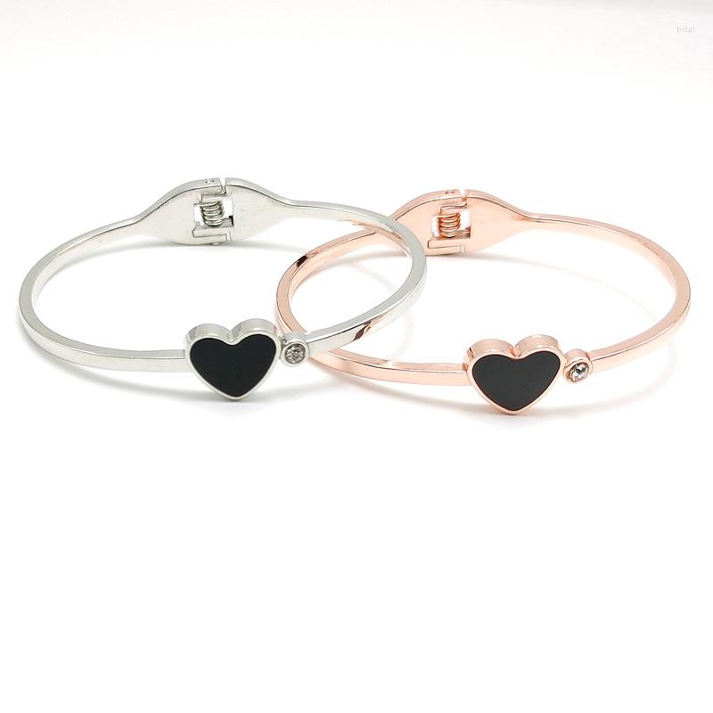 

Bangle 2023 Small Jewelry Wholesale Simple And Versatile Sweet Heart Love Bracelets Fresh Student For Girls