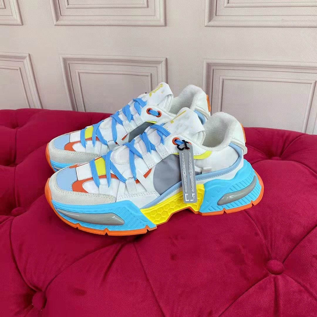 

2023Men Airmaster Sneakers Shoes Ultra-light Mixed-material Daymaster Nylon& Calfskin Suede Leather Trainers Famous Brand Comfort Casual