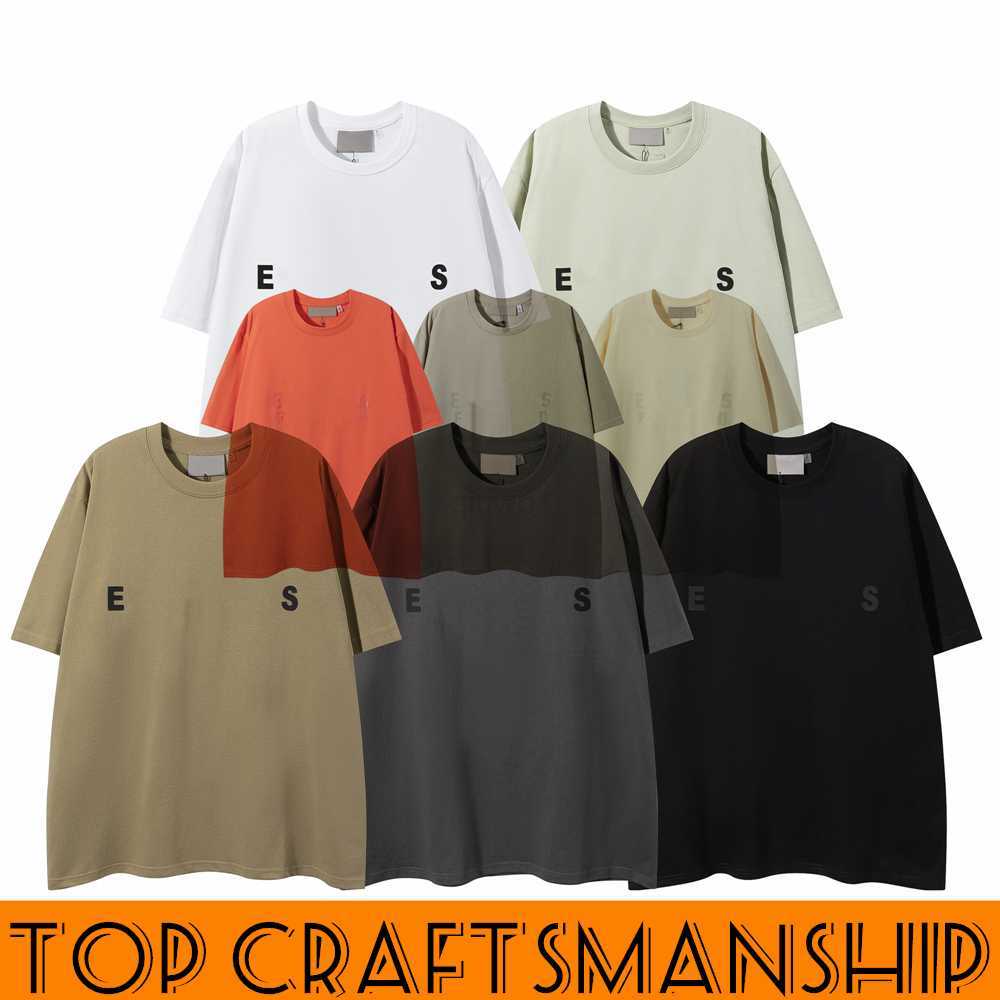 

Top Craftsmanship Ess Mens T Shirts men women Fashion designer tshirt Street Casual fog Short Sleeve FG tees 1977 Cotton stereo printingD5PT, No.6