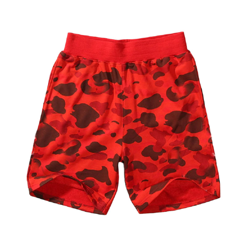 

Summer new men' shorts women' shorts camo beach shorts high product home loose shorts street fashion hip hop shorts American nickel pants couple shorts, Green