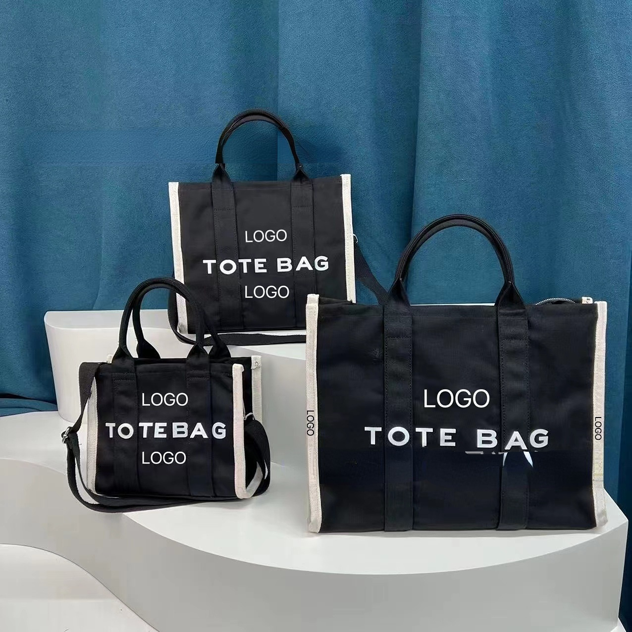 

Evening Bags 2023 Fashion Popular Letters Large Small Tote Bag Trend Everything Cross-body Single Shoulder Bag, Black