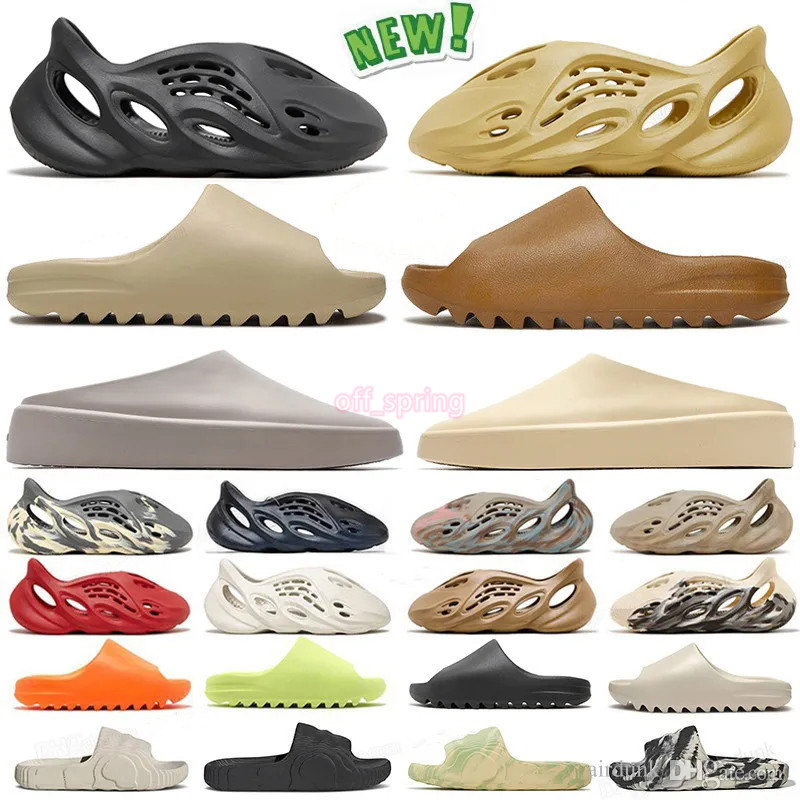 

designer sandals men women slipper pure colour flat slide slippers mens womens foam running shoes slider sandals, Desert sand