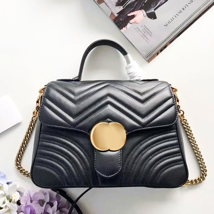 

Designers Luxurys gg Marmont Bags classic flap Women's men Crossbody Genuine leather tote Original fashion Shoulder wallet Purse single Handbags quilted famous bag