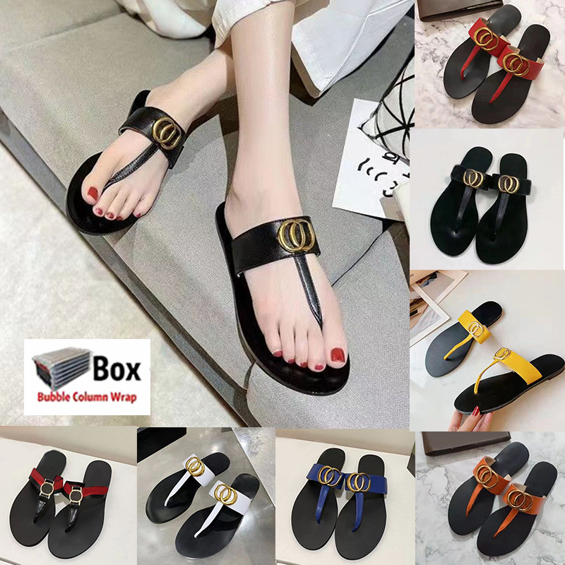 

Designer Slippers for Women Flip flops Slipper Summer shoes flat slides platform sandal Genuine Leather Womens shower slide Metal Chain Ladies beach Flip-Flops, Color 19