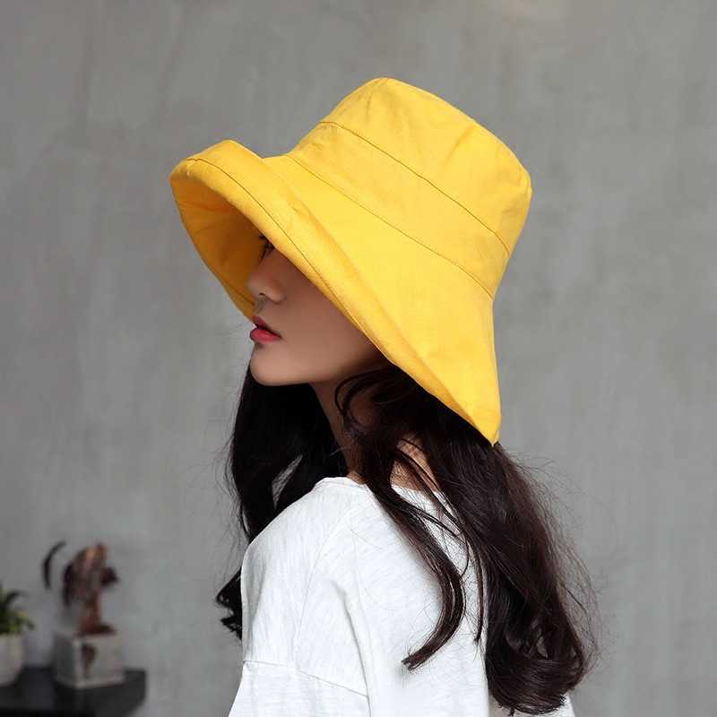 

HBP Female Wide Hat Brim Hats Summer UV Protection Foldable Thickening Brim Sun Hat Sun Hat Sun Protection Outdoor Bucket Hat P230327, Beige