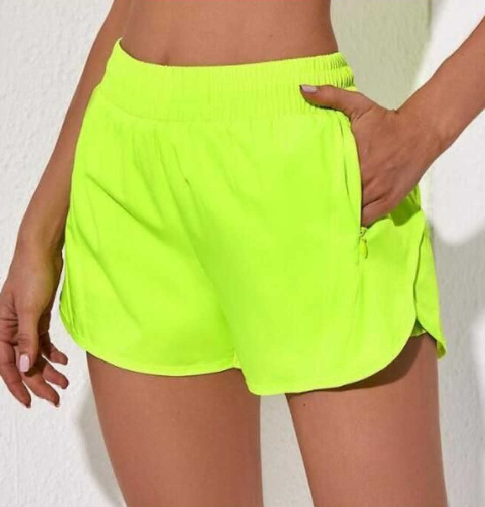 

lulus shaping Yoga Multicolor Loose Breathable Quick Drying Sports hotty hot Shorts Women' Underwears Pocket Trouser Skirt Tidal Motion current