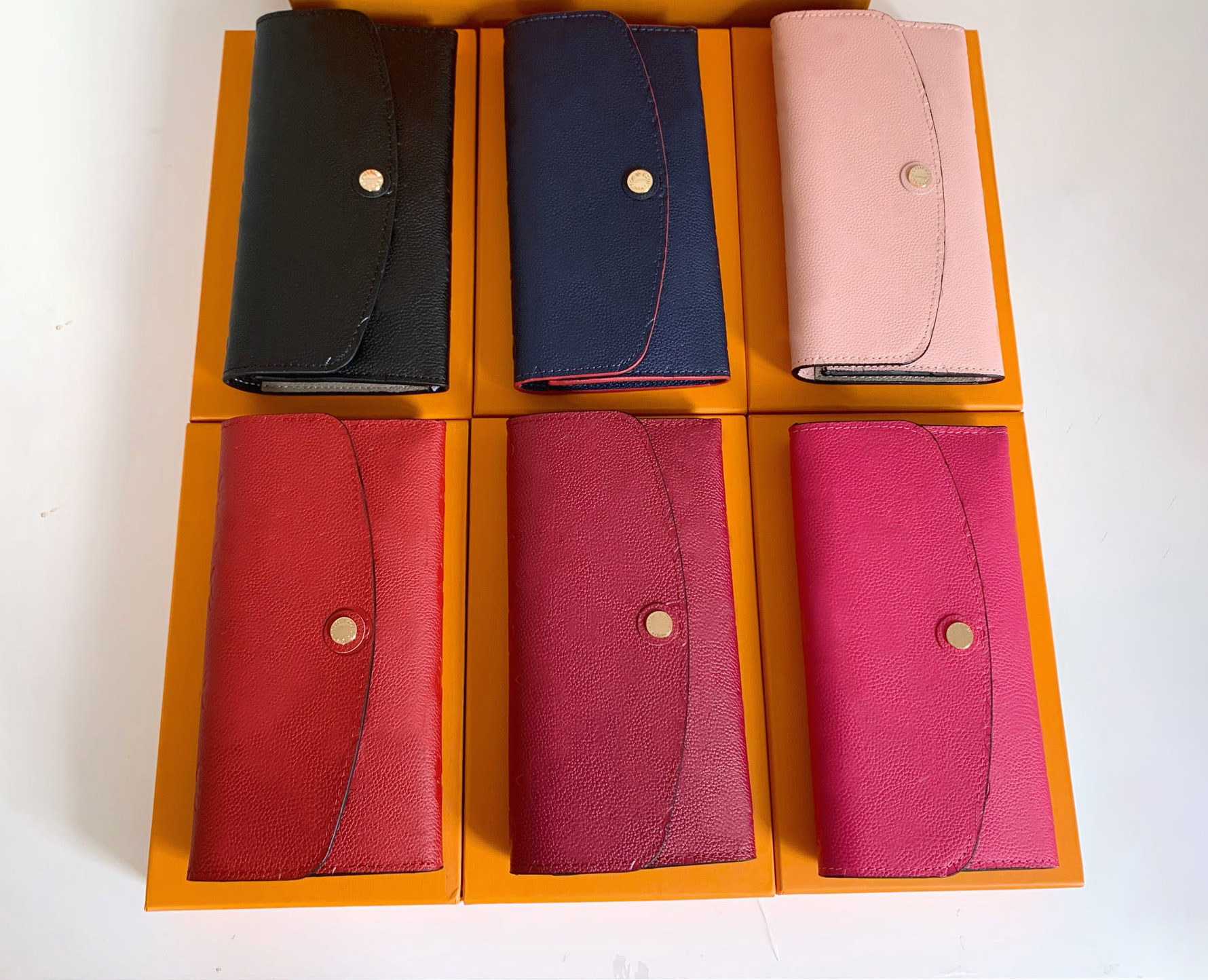 

Fashion designer wallets luxury envelope purse womens clutch Highs quality embossed monogrames zipper coin purses ladies card holder original box dust bag #L369, 62369#embossed monogrames