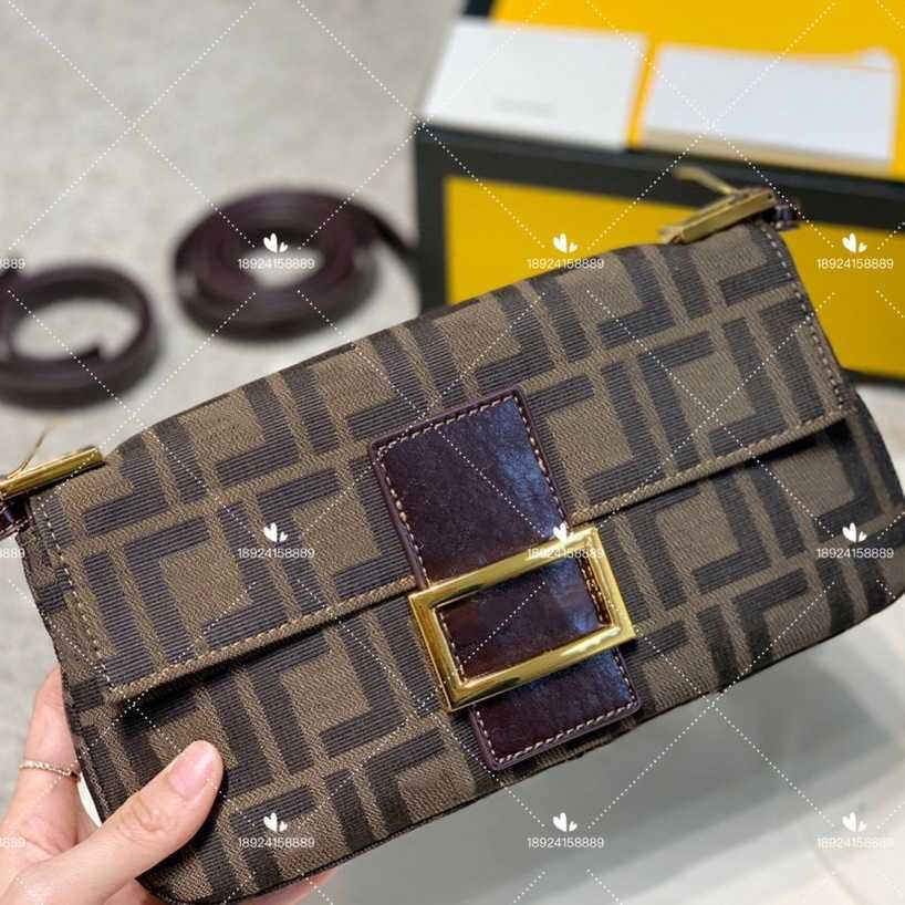 

75%off Fashion Shoulder Bags for style Vintage underarm Single-shoulder diagonal straddle portable bag female Luxury Crossbody Handbags Purses 2023, Brown cowhide with canvas