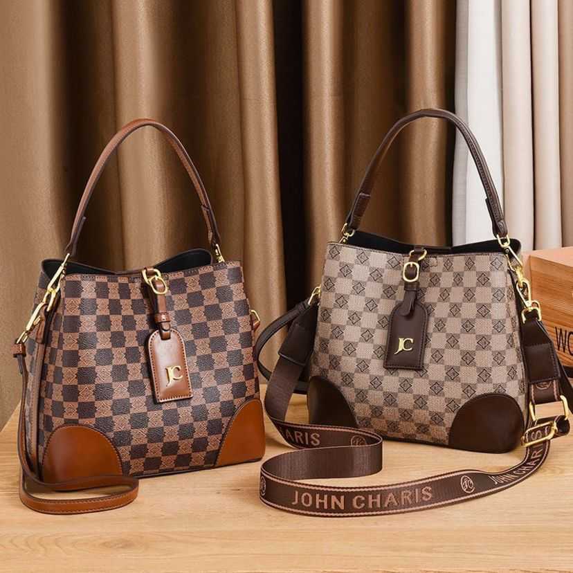 

Brand Shoulder Bags for 2023 Autumn Winter Bucket Single Crossbody Wide Shoulder Strap Women's Bag Handbag New Quality Handbags Purses Female, Jc bucket bag: khaki (silk towel)